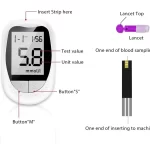 دستگاه اندازه‌گیری قند خون Blood Glucose Meter از نمای جلو