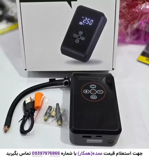 پمپ باد هوشمند SF008 از زاویه کناری