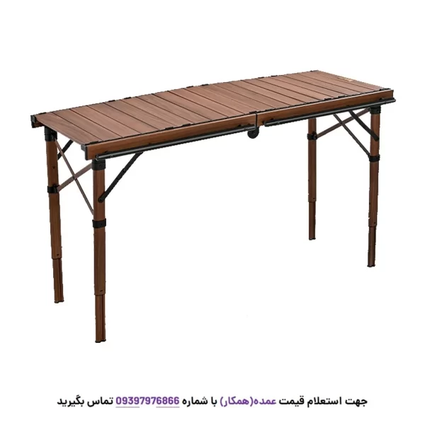 میز بار و مزه تاشو پرودو مدل PD-LFST005-BR از نمای جلو