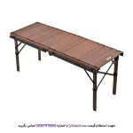 میز بار و مزه تاشو پرودو مدل PD-LFST005-BR از نمای جلو