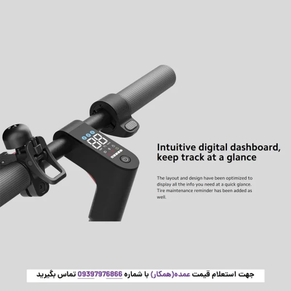 نمای جانبی اسکوتر برقی شیائومی مدل Lite4.