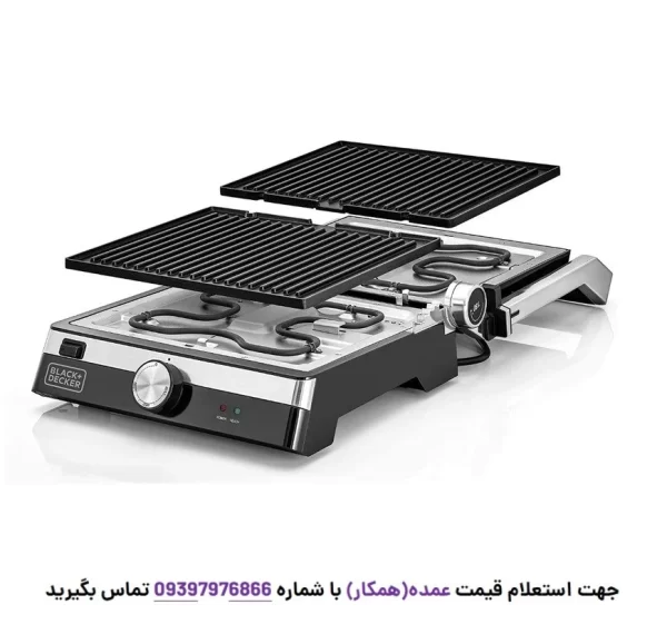 نمای جانبی گریل بلک اند دکر مدل CG-2000-B5.